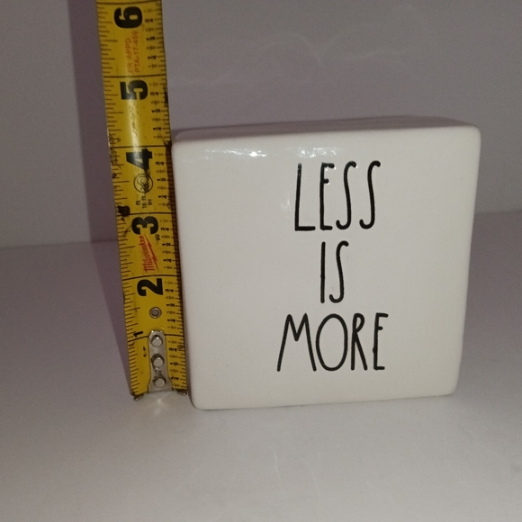 Rae Dunn More or Less / Less is More House Decor Living Room Decor - Picture 11 of 12